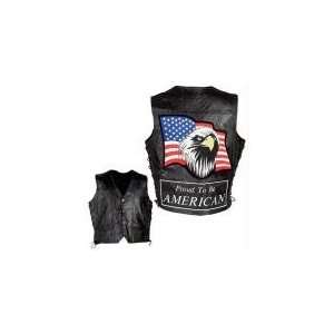  Diamond Plate™ Moto Vest W/ Patches   Sz M Sports 