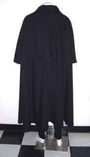  Capelet Victorian Mens Blue Black Gentlemans Cloak Linen Sm to XXL