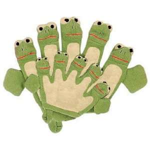Frog Funny Fingers Parent and Child Bath Mitts