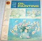 Floral Painting by Gary Jenkins 1983 Oil Vintage Art Instruction Used 
