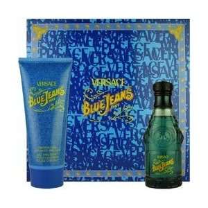 Blue Jeans by Gianni Versace for Men 2 Piece SetEDToilette Spray 