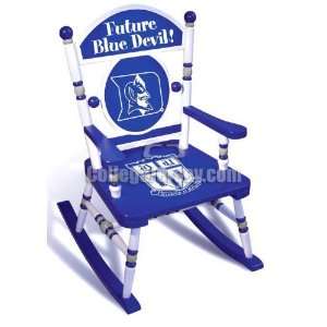  Duke Blue Devils Rocking Chair Memorabilia. Sports 