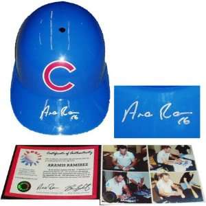  Aramis Ramirez Chicago Cubs Autographed Batting Helmet 