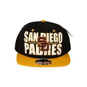  Big Block San Diego Padres Snapback Hat Brown. Size 