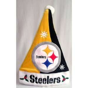    Pittsburgh Steelers Colorblock Santa Hat