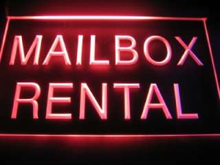 Mail Box Rental Logo Beer Bar Pub Store Neon Light Sign Neon B291 