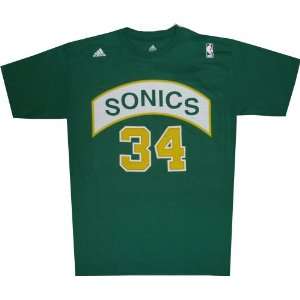  Seattle Sonics Xavier McDaniel 1988 Adidas Throwback Shirt 
