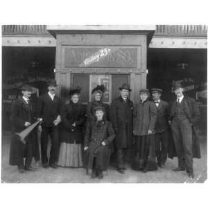  Admission booth,Destruction of San Francisco,c1905