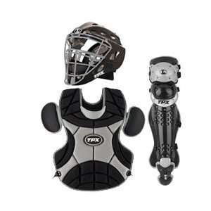  TPX Adult Catchers Set Chest Protector Shin Guards (Royal 