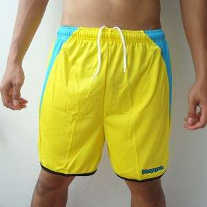 KAPPA Athletic Mens Football Soccer Shorts Yellow M L XL  