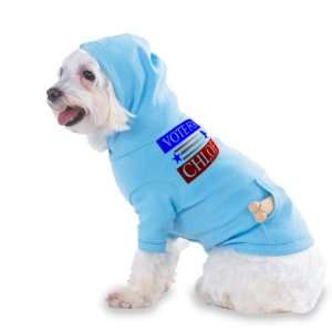  VOTE FOR CHLOE Hooded (Hoody) T Shirt with pocket for your 