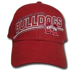 NCAA OFFICIAL MISSISSIPPI BULLDOGS MAROON CAP HAT ADJ  