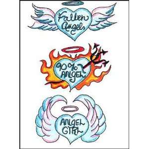  Glitter Fallen Angel Temporaray Tattoo Toys & Games