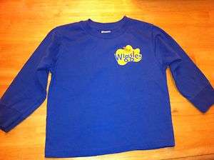 The Wiggles Costume Red, Blue, or Purple Long Sleeve Shirt 3T or 4T 