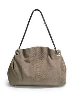 nada sawaya   Patti Python Shoulder Bag/Taupe