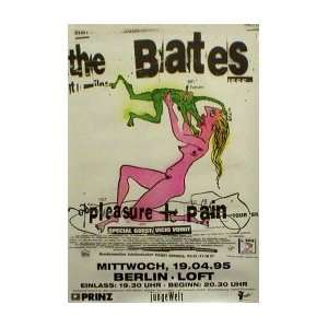  BATES Pleasure and Pain Tour Music Poster