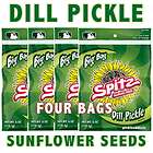 spitz dill pickle flavor sunflower seeds four 6oz bags expedited