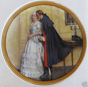ROCKWELLS COLONIALS THE UNEXPECTED PROPOSAL PLATE  