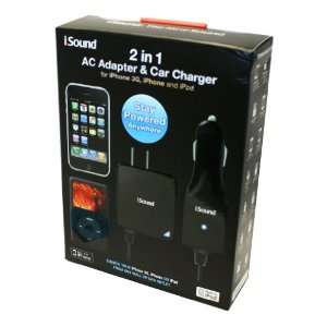  iSound iPhone 3G/iPhone/iPod 2 in 1 Travel/Car Charger 