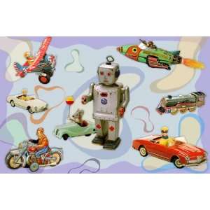  Dolce Mia Tin Toys Placemat Party Favor Pack   8 pc. Baby
