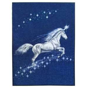 Stardust Unicorn Young At Heart Decora Blanket/Throw 