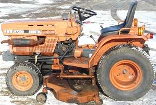 Kubota B7200D 4x4 Tractor RC60 60 Mowing Deck Front PTO Parts  