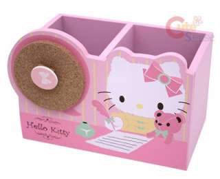 Sanrio Hello Kitty Wooden Pencil Holder / Organizer Box  