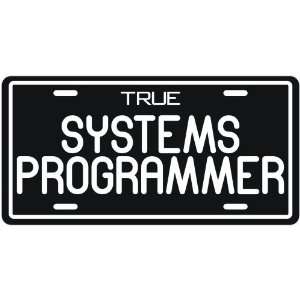  New  True Systems Programmer  License Plate Occupations 