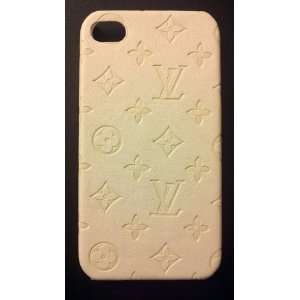  LV pattern hard case for iphone 4g/s (cream) Everything 