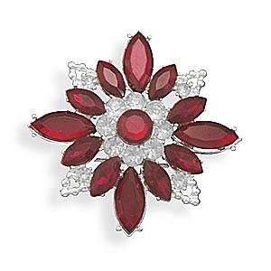  Acrylic Flower Fashion Pin Jewelry
