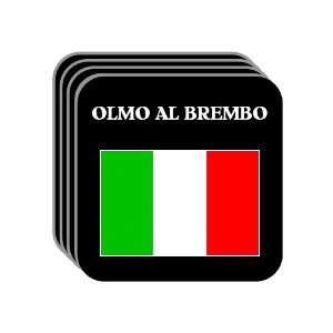  Italy   OLMO AL BREMBO Set of 4 Mini Mousepad Coasters 
