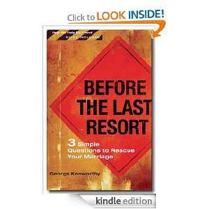 Before the Last Resort George Kenworthy  Kindle Store
