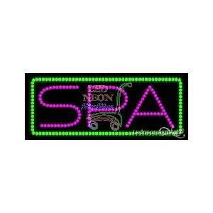 Spa LED Sign 11 inch tall x 27 inch wide x 3.5 inch deep outdoor only 