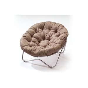  Oval Occasional Chair  Taupe 