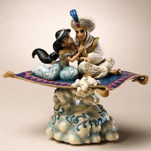  Disney Jim Shore Aladdin Musical Light Up Figurine New 