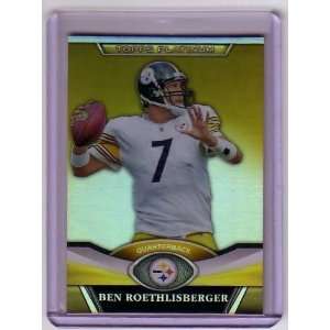 2011 Topps Platinum Gold #74 Ben Roethlisberger   Pittsburgh Steelers 