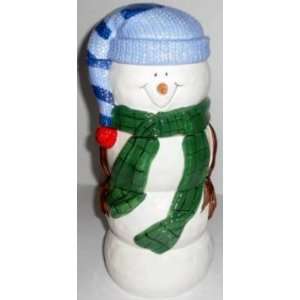Up   Stackable Ceramic Christmas Holiday Snowman Bowls with Lid   Set 