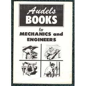  Audels Books for Mechanics and Engineers (Catalog) Theo. Audel 