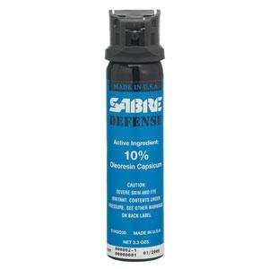    Sabre Defense 3.3 oz., Foam Spray, 10% CSOC