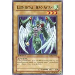  Elemental Hero Avian Yugioh Common YSDJ EN005 Toys 