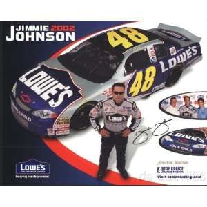  2002 Jimmie Johnson Chevy Monte Carlo NASCAR 