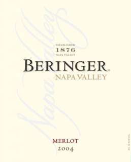 Beringer Napa Valley Merlot 2004 