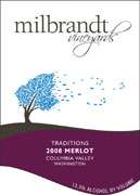 Milbrandt Traditions Merlot 2008 