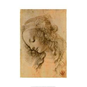  Testa di Donna di Profilo   Poster by Leonardo Da Vinci 