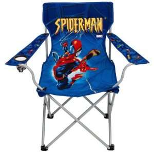    Spider Man Folding Canvas Camp Chair with Carry Bag Toys & Games