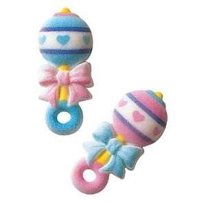 Baby Rattle Decorated Sugars, 70 pcs Grocery & Gourmet Food