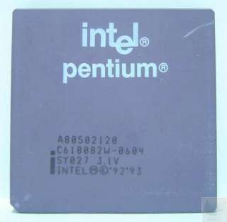 Intel Mobile Pentium 120MHz CPU Processor SY027 A80502120  