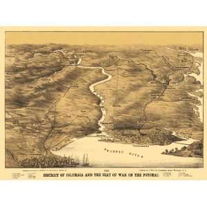  DISTRICT OF COLUMBIA & THE SEAT OF WAR ON THE POTOMAC 