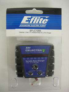 Flite Celectra 1S 3.7 Variable Rate DC Li Po Charger  