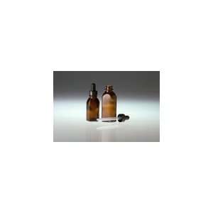  1oz Amber Oval Dropper Bottle with attached 20 400 Plastic Dropper 